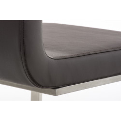 Chaise de salle à manger Belfort marron