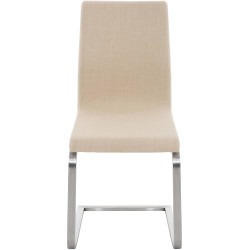 Chaise de salle à manger Belfort, tissu crème