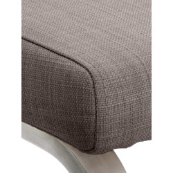 Chaise de salle à manger Belfort TISSU gris