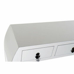 Meuble d'Entrée DKD Home Decor Blanc Argenté 96 x 26 x 80 cm