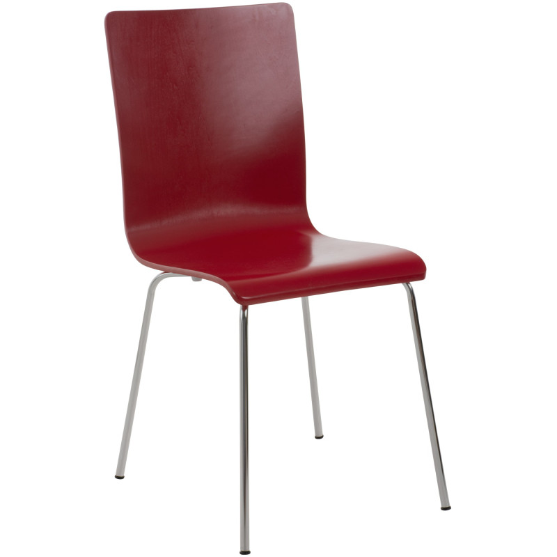 Chaise de salle à manger Pepe rouge