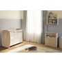 POLINI KIDS AMIS ZEN  Lit NEVA 120*60 avec tiroir blanc/naturel