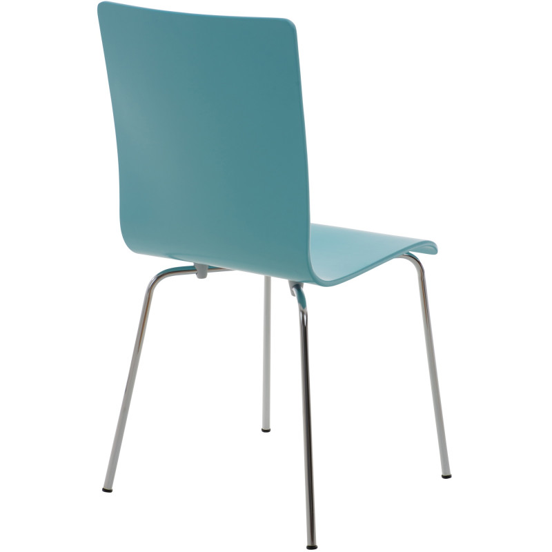 Chaise visiteur Pepe bleu clair