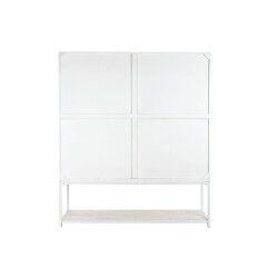 Étagère DKD Home Decor Blanc Noir Métal Bois de manguier 170 x 45 x 200 cm
