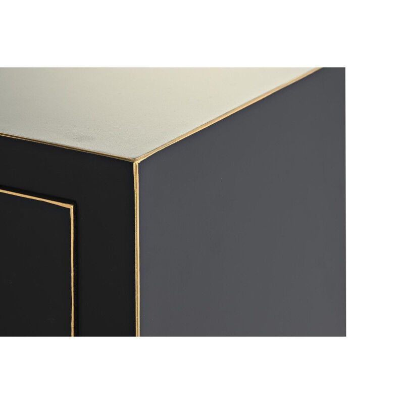Meuble d'Entrée DKD Home Decor Blanc Noir Doré 63 x 28 x 83 cm