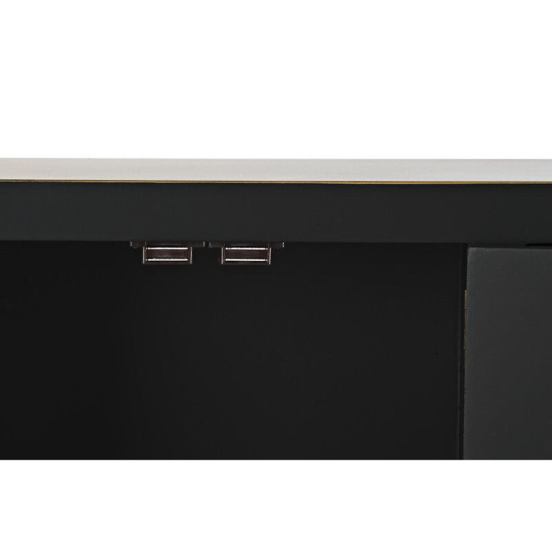 Meuble d'Entrée DKD Home Decor Blanc Noir Doré 63 x 28 x 83 cm