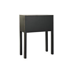 Meuble d'Entrée DKD Home Decor Blanc Noir Doré 63 x 28 x 83 cm