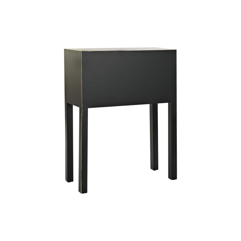Meuble d'Entrée DKD Home Decor Blanc Noir Doré 63 x 28 x 83 cm