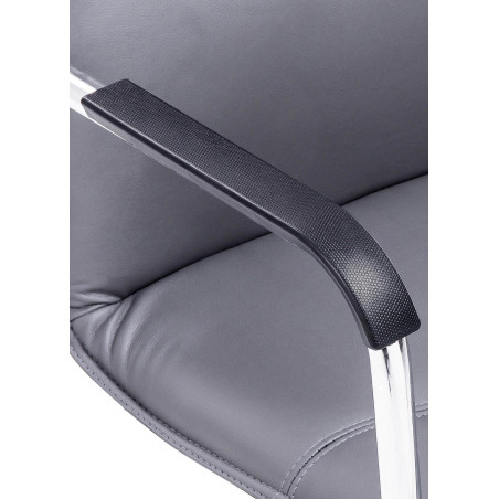 Chaise visiteur grise Seattle