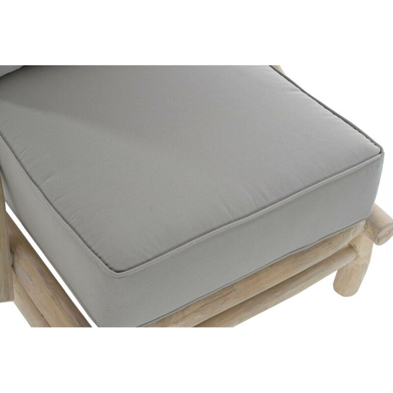 Chaise de jardin DKD Home Decor Naturel Gris clair 82 x 80 x 73 cm