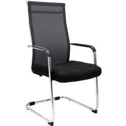 Chaise visiteur Brenda Black