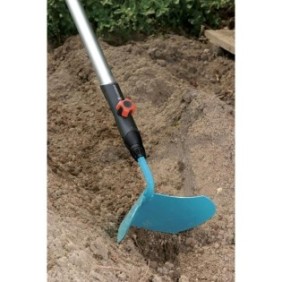 GARDENA Butteur-rayonneur 16cm Combisystem - Inox résistant corrosion – Outil de jardin désherbage – Garantie 25 ans (3118-20)