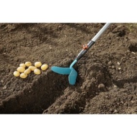 GARDENA Butteur-rayonneur 16cm Combisystem - Inox résistant corrosion – Outil de jardin désherbage – Garantie 25 ans (3118-20)