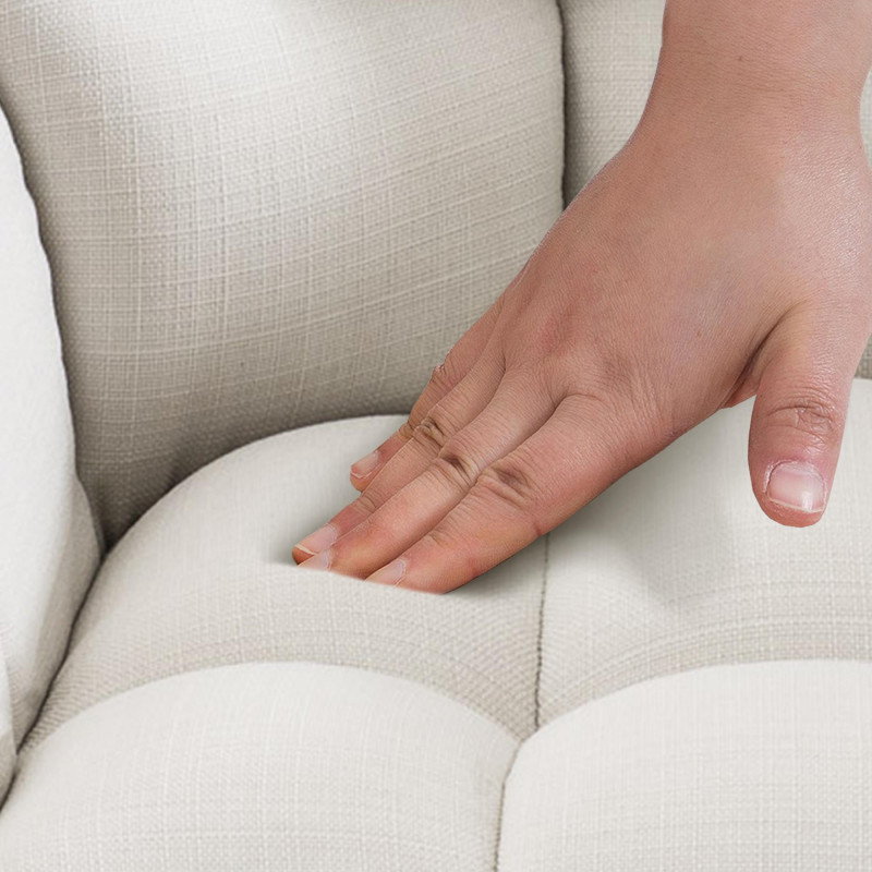 Chaise Luna en simili cuir