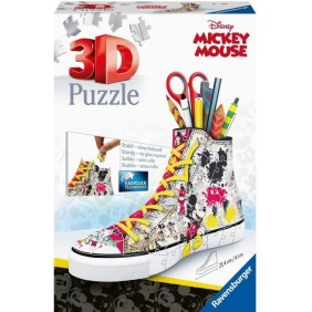 Pot a crayon puzzle 3D Sneaker Disney Mickey Mouse - Ravensburger - Multicolore