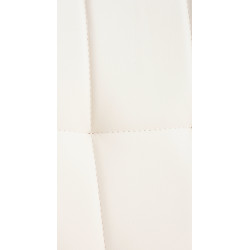 Chaise Elda en polyuréthane blanc naturel