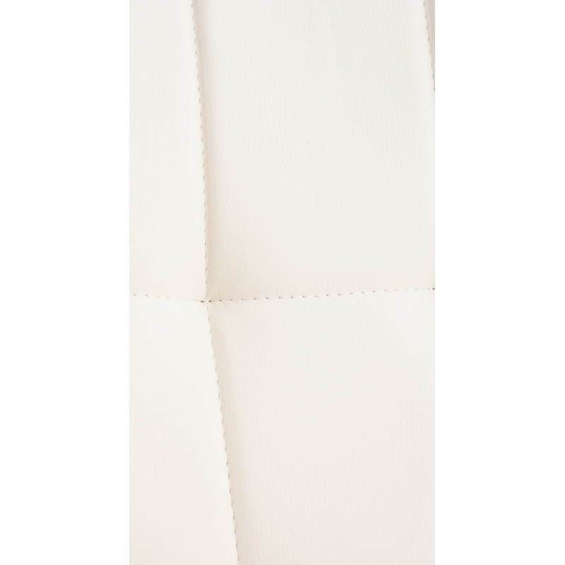 Chaise Elda PU natura blanc