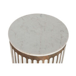 Table d'appoint Home ESPRIT Blanc Naturel 41 x 41 x 52 cm