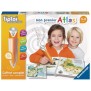 Ravensburger - Coffret Complet tiptoi Lecteur interactif + Livre en français Mon premier Atlas - A partir de 5 ans