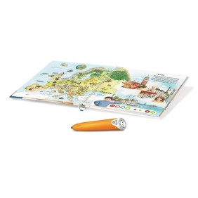 Ravensburger - Coffret Complet tiptoi Lecteur interactif + Livre en français Mon premier Atlas - A partir de 5 ans