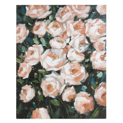 Cadre Huile Roses Bois de...