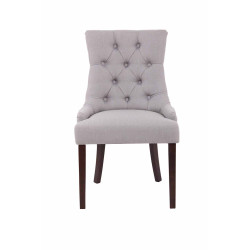 Chaise de salle à manger Aberdeen en tissu gris antique