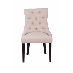 Chaise de salle à manger Aberdeen, tissu crème antique