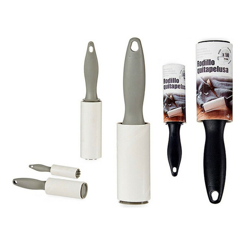 Rouleau Anti-Peluches Noir Gris