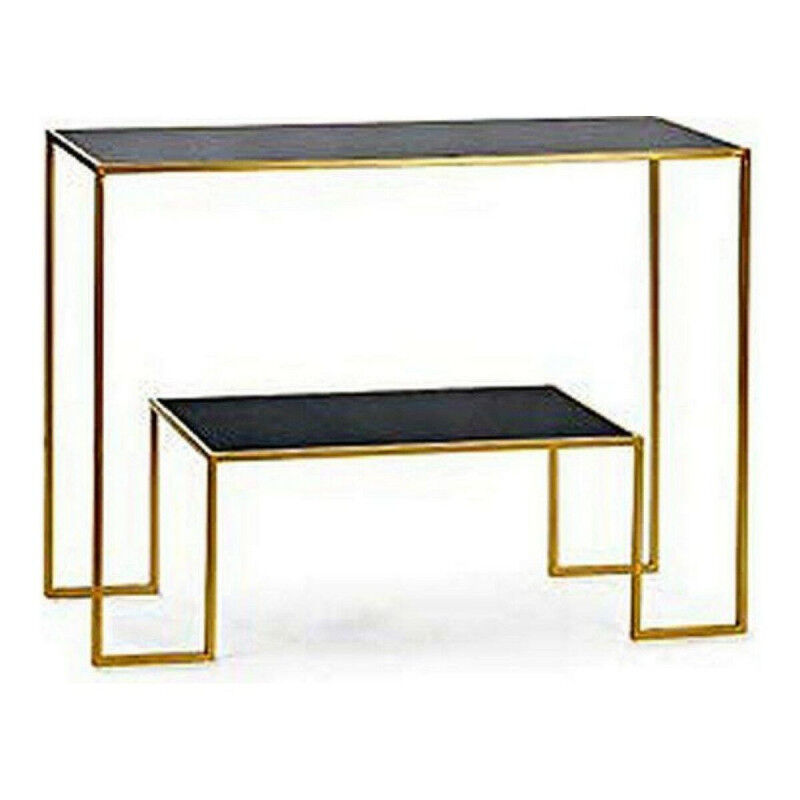 Meuble d'Entrée Gift Decor BIG-S3605005 Noir Doré