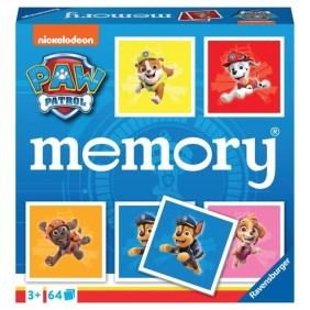 Jeu de mémoire - Ravensburger - Grand memory Pat'Patrouille - Multicolore - Enfant - Mixte