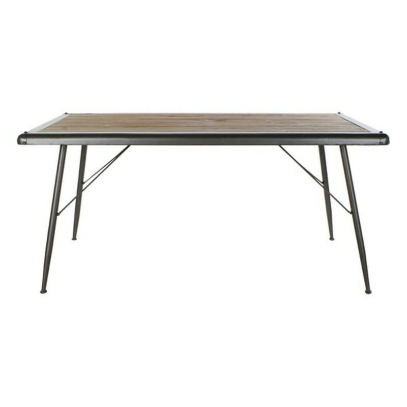 Table de Salle à Manger DKD Home Decor Métal Sapin 161 x 90 x 75 cm