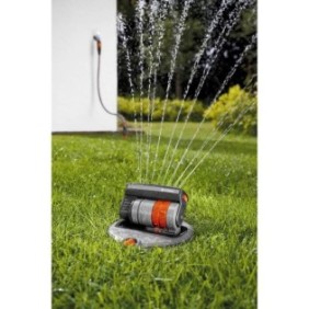 GARDENA Kit arroseur oscillant escamotable OS140 – Surface 140mІ – Portée 15m max – Arrosage rectangulaire – Kit complet – (8221