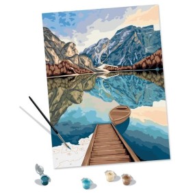 Ravensburger – CreArt grand format 30x40 cm – Lake views – Des 12 ans – 23612