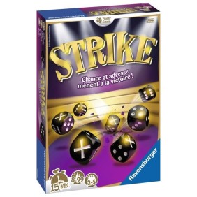 Jeu d'ambiance Strike - Ravensburger - Jeu de lancer de dés - 2 a 5 joueurs des 8 ans