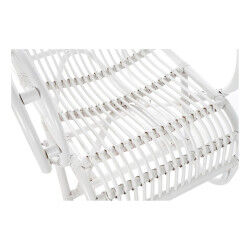 Fauteuil à Bascule DKD Home Decor Blanc 75 x 85 x 85 cm