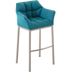 Tabouret de bar en tissu...