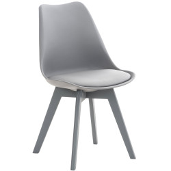 Chaise Linares, gris/gris