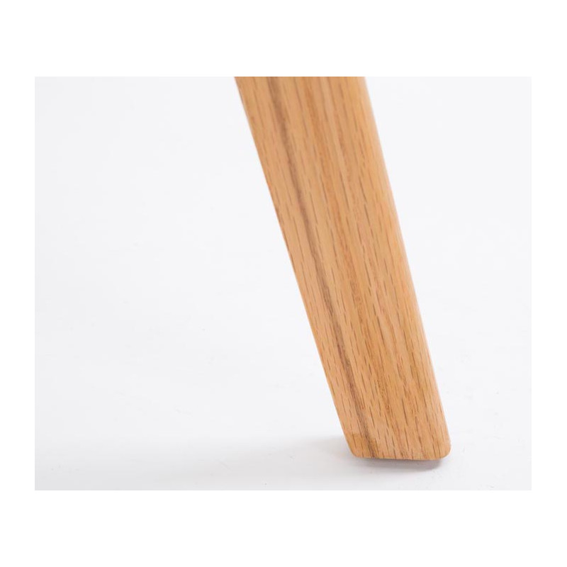 Lot de 2 tabourets de bar Metz plastique natura orange