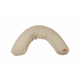 BEABA, Coussin de grossesse et d'allaitement Big Flopsy™, Fleur de coton, Lin, 170 cm