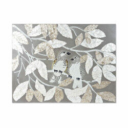 Toile DKD Home Decor Beige...