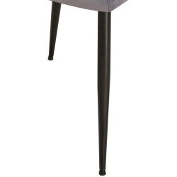 Chaise de salle à manger Emia velours gris