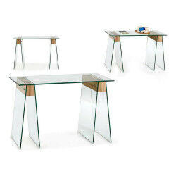 Meuble d'Entrée Gift Decor 2 Marron Transparent 40 x 75 x 120 cm