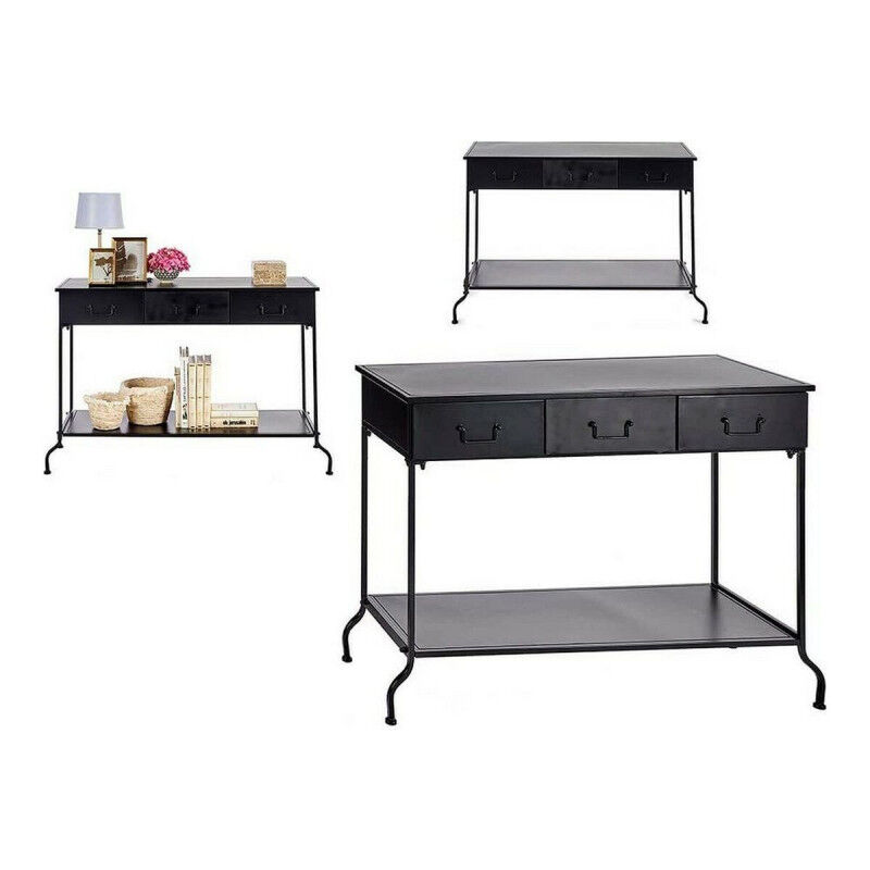 Meuble d'Entrée Gift Decor J7195073 Noir 43 x 121 x 84,5 cm
