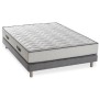 Ensemble matelas + sommier 160x200 cm - Mousse - 25cm - 5 zones - DEKO DREAM Hôtel Seasons