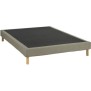 Sommier tapissier - 160x200 cm - Vert olive - Kit - DEKO DREAM Eazyx