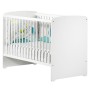 Lit bébé - 120 x 60 cm - Babyprice Basic - En bois blanc