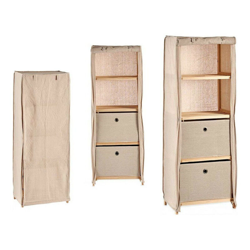Étagère Kipit MH10228CF-1 Marron Beige Bois 28 x 113 x 42 cm