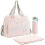 Sac a langer BABY ON BOARD SIMPLY BABYBAG - Rose