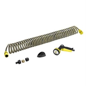 Set spirale d'arrosage - KÄRCHER - 10m - Pistolet multifonction - Raccord universel - Protection Aquastop