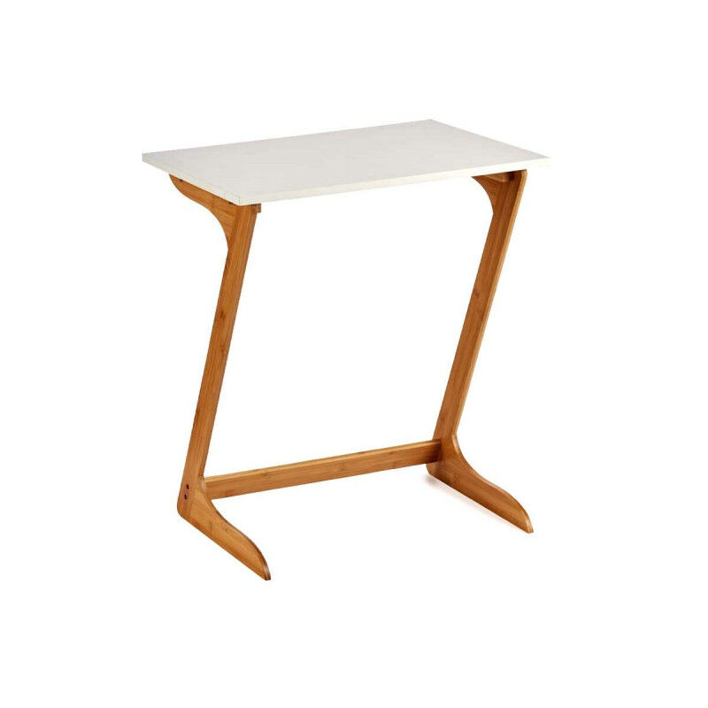 Table d'appoint Kinvara WD2021329426 Blanc Marron Naturel 40 x 68,5 x 60 cm